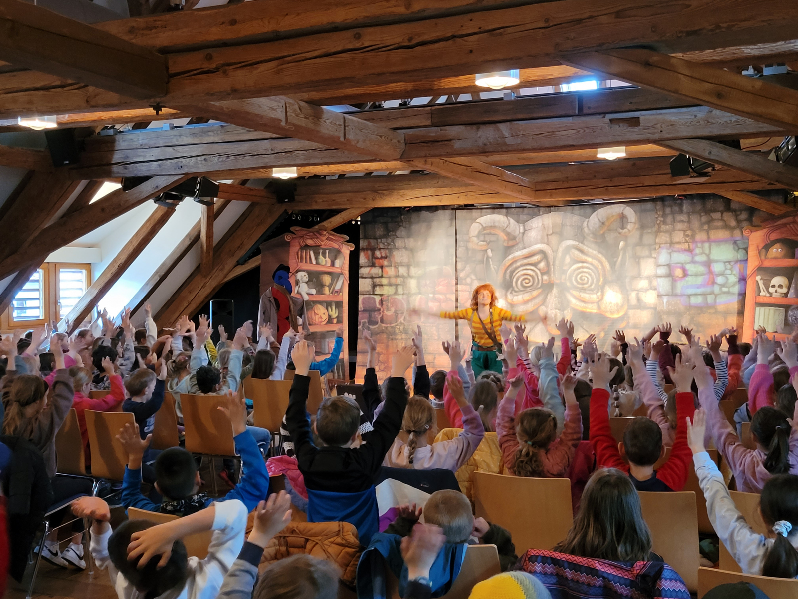 Die Kinder sind begeistert dabei